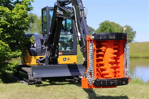 mini excavator drum mulcher|mini excavator forestry mulcher attachment.